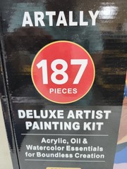 NEW Artally 187 Pcs Professional All-in-One Art Painting Kit