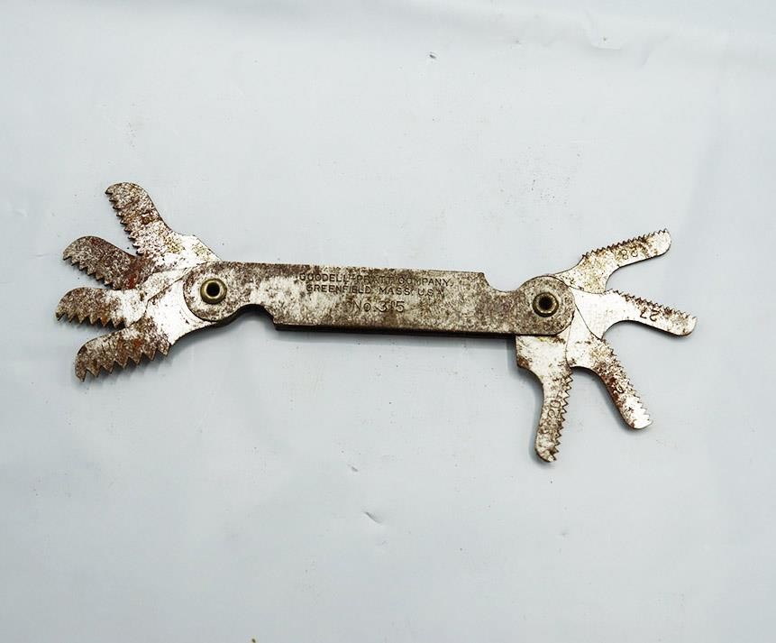 Goodell Pratt Co. no 315 Thread Pitch Gauge Tool