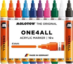 Professional Acrylic Paint Marker Set, 10 Colors