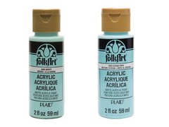 FolkArt Matte Acrylic Paint Lot – ADRIFT & OCEAN VIEW – NEW/SEALED! ✨