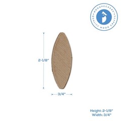 Wooden Joiner Biscuits Size 10 | Woodpeckers