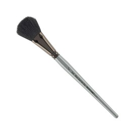 Goat Hair Mop Brush – 1″ Oval, Natural Goat Hair for Watercolor, Oil, Acrylic…