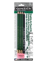 General’s Graphite Art Pencil Kit – each