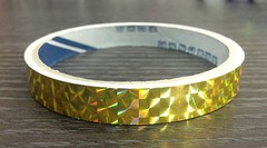 7 Prism TAPE Coloured Xmas Wrapping CHOOSE COLORS Silver Red Gold Green Chrismas