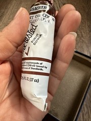 Grumbacher Pre-Tested Permanent Oil Paint Grumbacher Red P 095 Burnt Sienna P023