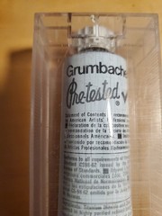 Grumbacher Titanium White Vintage Pre-Tested Artists Oil Paint 37 ml 1.25