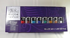 Winsor & Newton Artisan Water Mixable Oil Color Paint Set 10 tubes 1.25oz/37ml