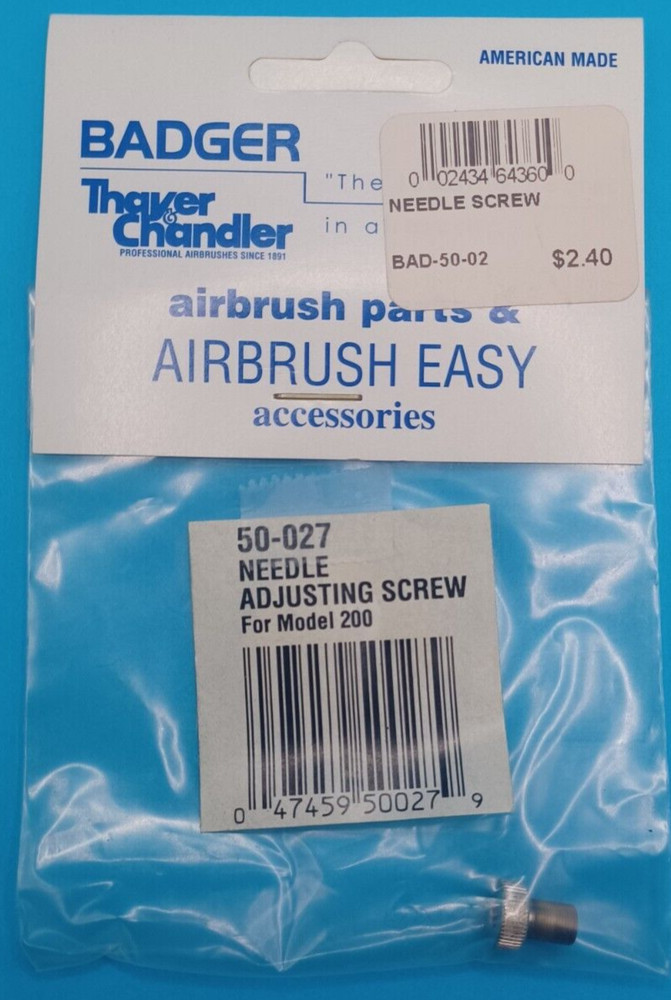 Badger Airbrush #50-027 Needle Adjusting Screw For Model 200