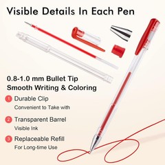 Shuttle Art 120 Unique Colors Gel Pen Set, No Duplicates, for Adult Coloring