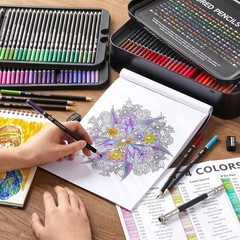174 Colors Professional Colored Pencils, Shuttle Art Soft Core Coloring Pencils