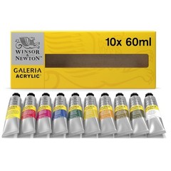 Artist Acrylic Paint Set, 10 Easy-to-Blend Colors