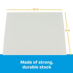 Sulphite Drawing Paper, 90 Lb, 9 X 12 Inches, Extra-White, Pack of 500 – 206321