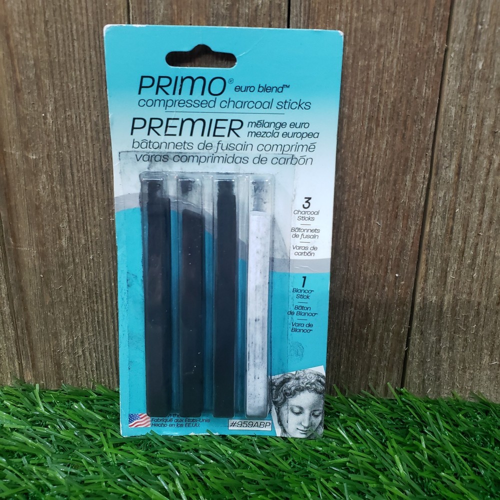General Pencil PRIMO Euro Blend CHARCOAL STICKS – as shown