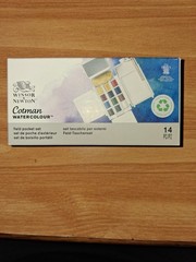 Winsor & Newton Cotman Watercolor Paint Set, Field Pocket Set, 12 Half Pan (NEW)