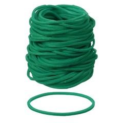 2.4″ x 3/50″ 500 Pcs Green Heavy Duty Elastics Rubber Bands for File Folder
