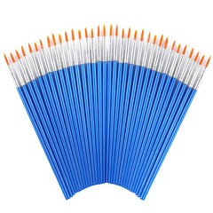 60 Pcs Paint Brushes Bulk Mini Round Paint Brush Small Tiny Painting Brushes