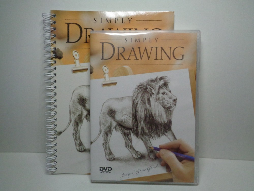 Simply Drawing Book and DVD – 64 Page Book and 51 Minutes by Jacqui Grantford