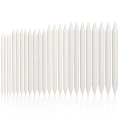 24 PCS Blending Stumps For Drawing Tortillons Sticks Paper Art Shaders