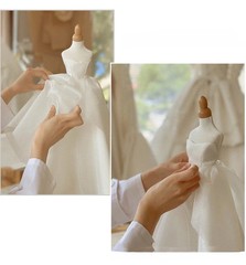 Mini Mannequin Doll Dress Form Tailor Dressmaker Sewing DIY Dollhouse Miniature