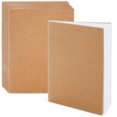 A6 Kraft Notebooks 24 Pack 4×6 Blank Sketchbooks Mini Journals for Kids