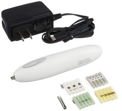 Sakura Crepas Rabbit Electric Eraser with Adapter, White