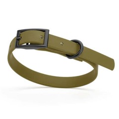 Dog Pet Waterproof Collar – W1/2″ x L9″-12″ – Olive Drab Green