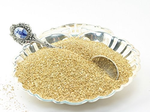 Gold Imported German Glass Glitter – Fine 90 Grit, 1 lb Sparkly Craft Glitter