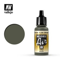 Vallejo 71250 Model Air Bronze Green Acrylic Paint 17ml – US