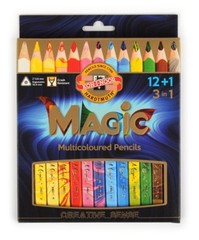 KOH-I-NOOR MAGIC Coloured Pencils Crayons Multi-color leads 3, 5, 12+1 or 23+1