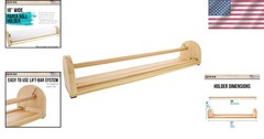 Versatile 18-Inch Craft Paper Roll Dispenser – Portable and Lightweight Design