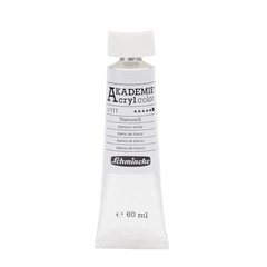 Schmincke Akademie Acrylic Paint 60 ml 111 Titanium White