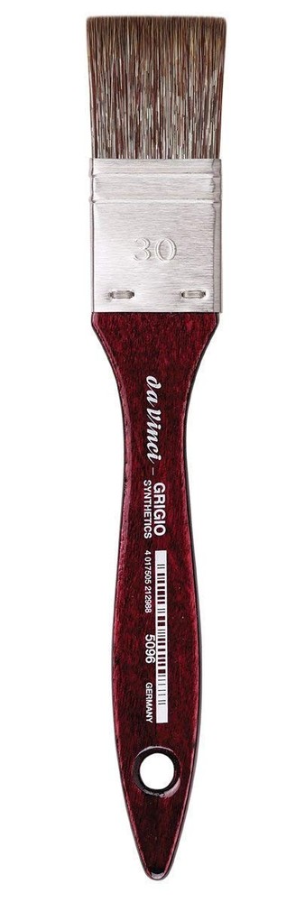 da Vinci Oil & Acrylic Series 5096 Grigio Paint Brush, Flat Mottler Synthetic
