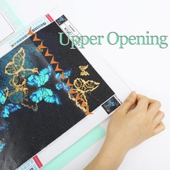 2 Packs A3 Diamond Painting Storage Book, Large 30×40 17.24×12.6 inches, 2PCS