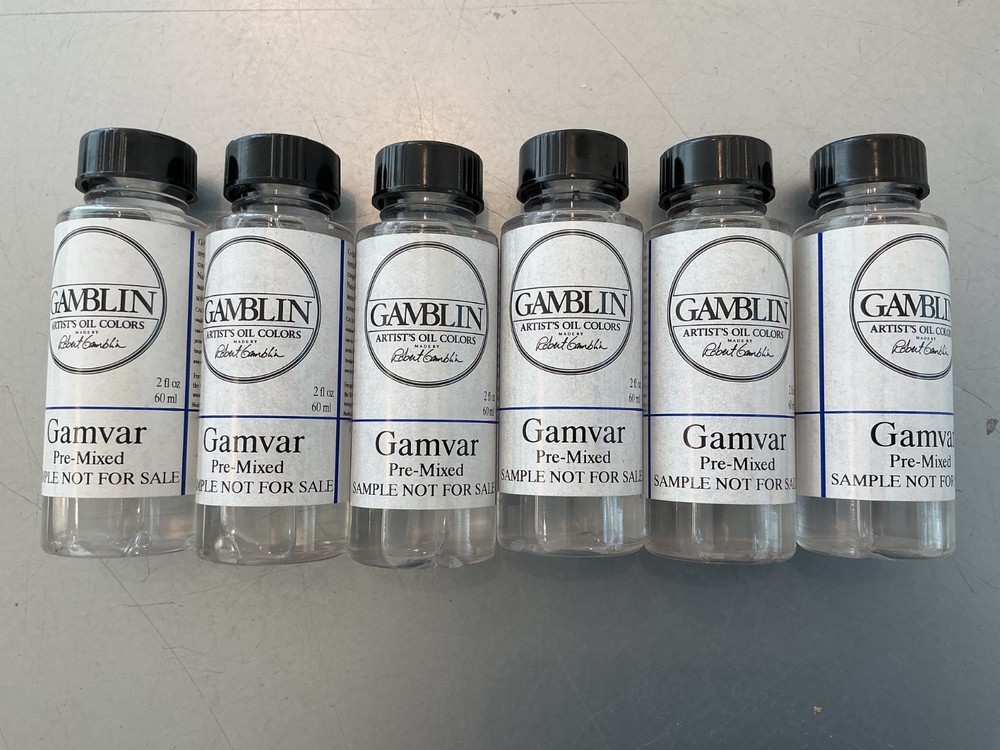 Gamblin Gamvar Gloss Varnish Includes Six 2 oz Bottles