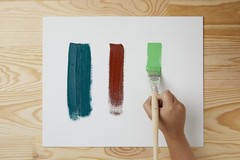 Studio Gouache Primary Assorted 100-Milliliter Tubes, Set of 5