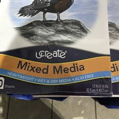 UCreate Mixed Media Art Paper 12×18″ (2) Packs of 60 Sheets NEW