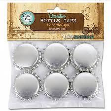 Vintage Standard Bottle Caps Embellishments 1″ 12pk.