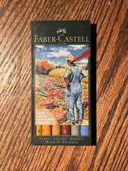 Faber-Castell Pitt Artist Pen Brush India ink pen wallet of 6, Harvest 167179