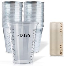 Disposable Epoxy Resin Mixing Cups with Measurements (50-Pack) Mixing Cups fo…