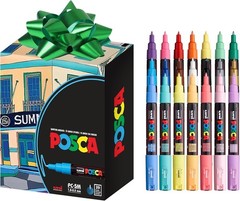 21-Count Paint Markers with 1M Extra Fine Tips – Non-Toxic & Waterproof