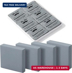 Mr. Pen- Kneaded Erasers, 1.44″ x 1.36″, 6 Pack, Gray, Soft Moldable Art Erasers