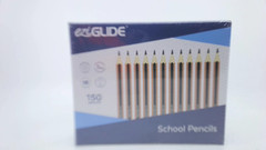 Eziglide HB Graphite School Pencil, Pack of 150 Hexagonal Pencils with Presharpe