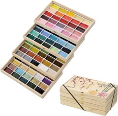 Kuretake Gansai Tambi 100 Watercolor Set MC20/100WD4 Limited Edition Japan NEW