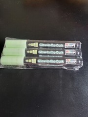 Uchida DecoFabric Glow In The Dark Green Marker Rare Bullet Tip 3 Pack Per Set
