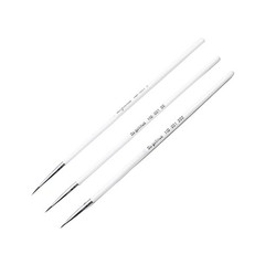 6Pcs Weasel Hair Brush Pen Fine Detail Nail Art Stroke Watercolor Paint Oil Set-
