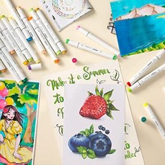 Ohuhu Illustration Marker Pen 320 Colors Brush BOLD Type Honolulu Series