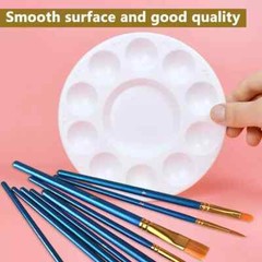 Miniature Paint Brushes Small Detail Art Paint Brush with Set 10Pcs with Palette