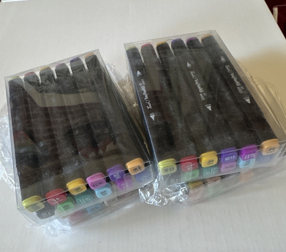 12 pack dual tip markers NEW Shipping Included
