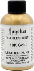 Durable 18K Gold Acrylic Leather Paint – 4oz, Waterproof for Stunning Designs