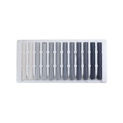 Jakar 7623 Assorted Greys Compressed 1 Count (Pack of 12), Assorted,Charcoal